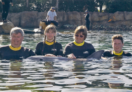 2004 - Swimming with the dolphins, Florida