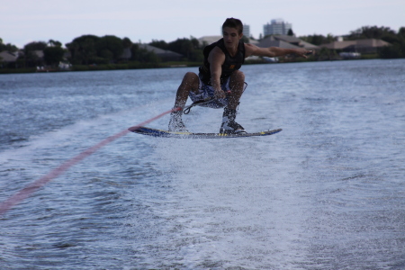 Wes catching air!