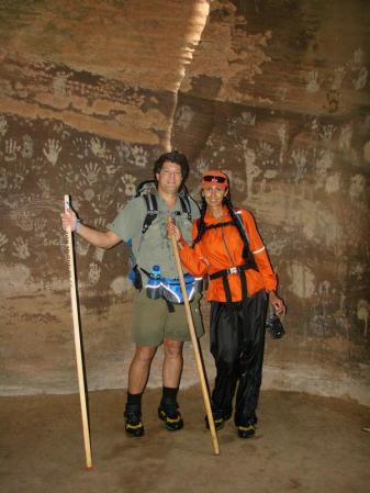 The Narrows mud wall - Zion