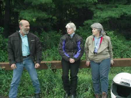 Our 2005 Adirondack motorcycle tour start!