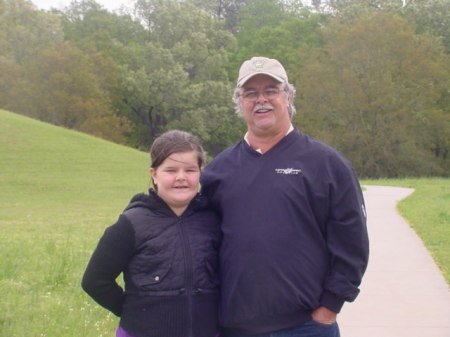 Daughter and me at Indian Mounds