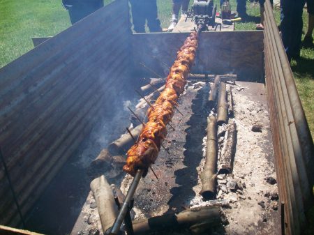 Grilling Chickens