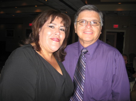 Lizzie Barraza and husband