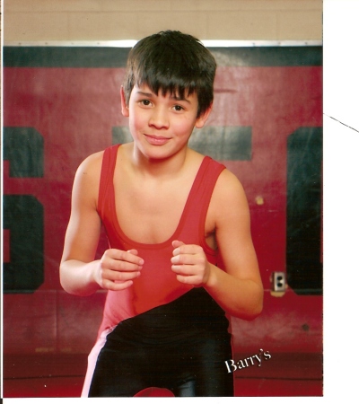 Eric 6th grade wrestling. 90#