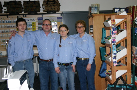 Brandon, Chuck, Ashley & Kathy