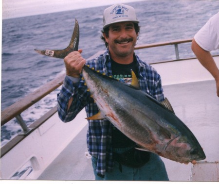 Tuna 190 miles out to sea July, 2000