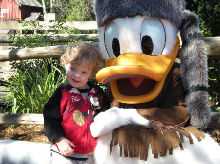 Josh w/ Donald Duck