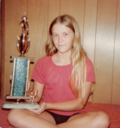 Lisa Kay Hargrave & Softball trophy