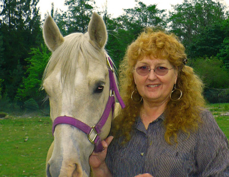 Me with one of my horses