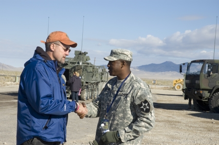 Me and SSG Chapman (Dugway Proving Grounds UT)