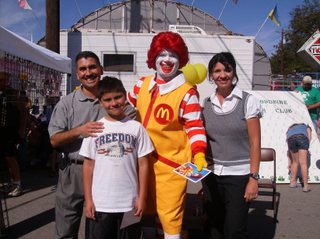 Peanut Festival with Ronald in our little town
