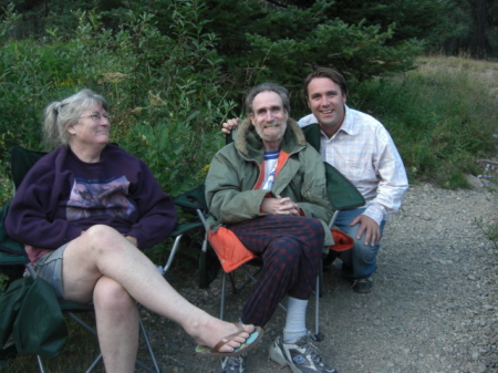 Debbi, Terry & Mike Camping 8/09