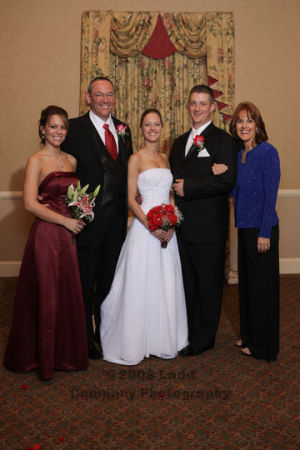 Wedding family photo with Ryan