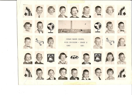 SECOND GRADE CLASS 1960-1961