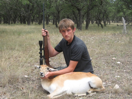 Bryce at his first hunt