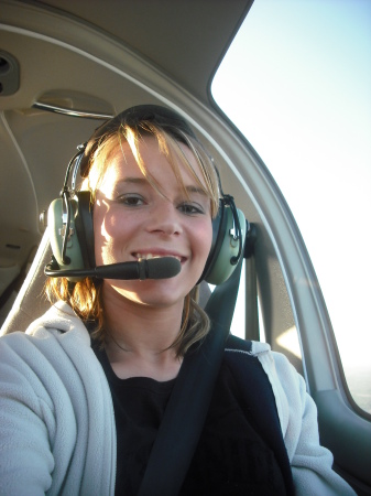 My daughter, the pilot
