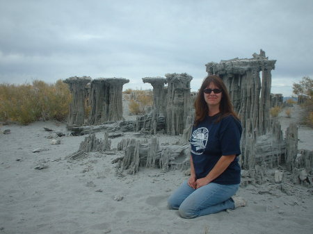 The sand Tufa's at Mono Lake