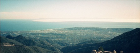 view from La Cumbre Peak