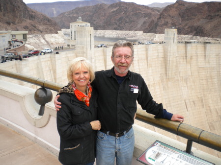 Husband Tom and I at Hoover Dam