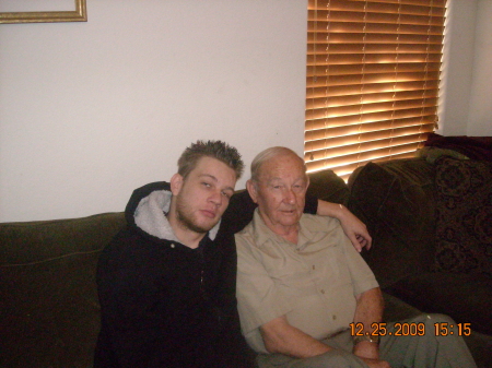 My son Kyle and my dad Gerald