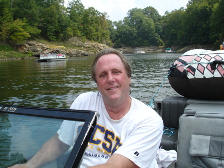 driving my boat in Kentucky