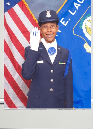 Ashley in her AFROTC Uniform