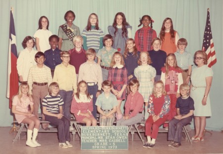 Fifth Grade 1972--Ms Caudell