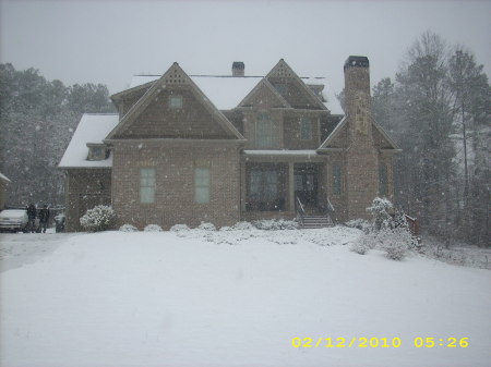 SNOW IN ACWORTH HOME SWEET HOME