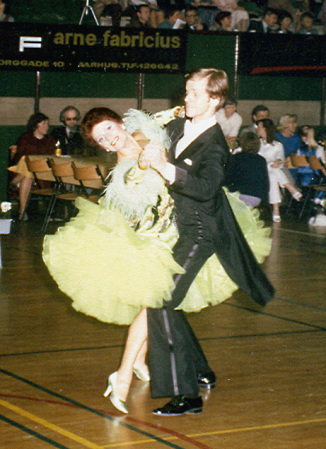 Hubby and I at Danish Championship 1981