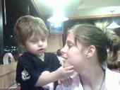 My daughter Jacquie with her son Skylar