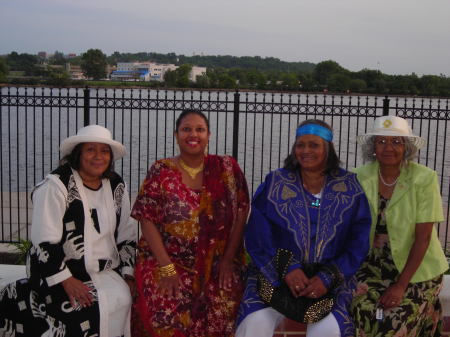 My Aunts Mattie,Liz, and Fannie  and  myself,