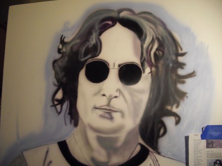 Lennon Portrait Painted 7/23/2009