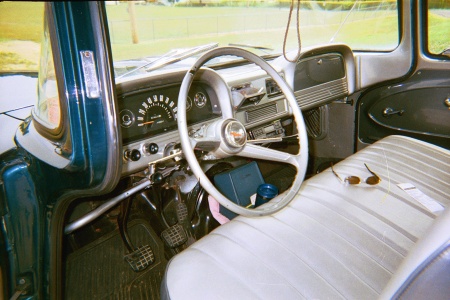 Interior Pic..(my 1960 Chevy Apachy-10, short