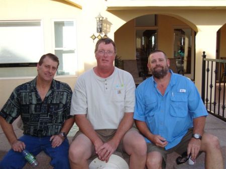 Gary, far right.Joe in the middle and me