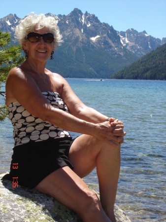 My Wife at Redfish Lake