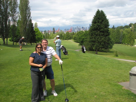 Golf with my daughter in Seattle