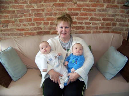 Myles & Chase with Grammie