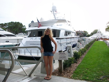 Aspen, my daughter at Sea Pines, Hilton Head