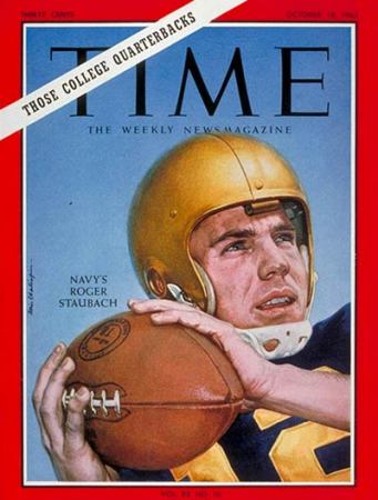 ROGER STAUBACH USNA 1963 HEISMAN WINNER