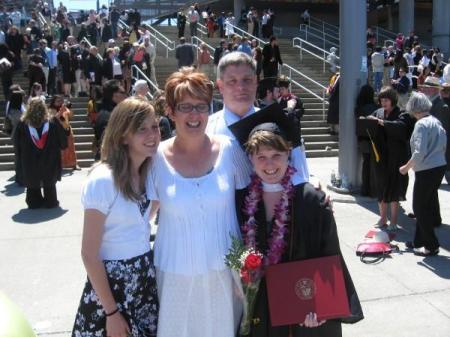 Family at Alana's college graduation
