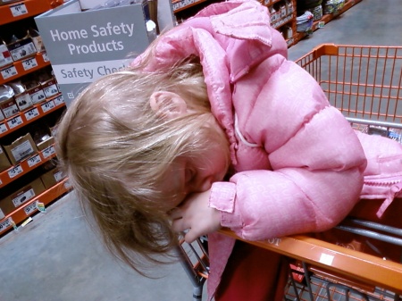 My Daughter, tired of Home Depot