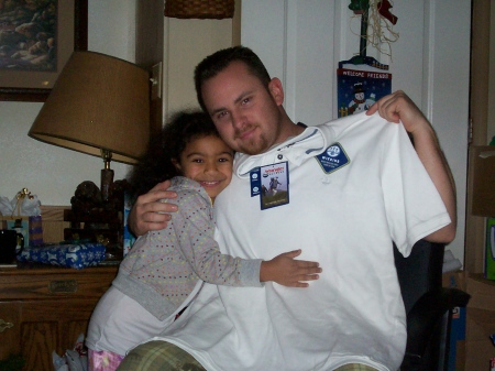 Jimmy with his daughter, Jazmyn