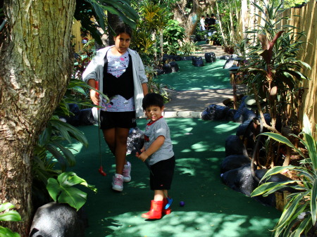 Mini Golf with the Kids