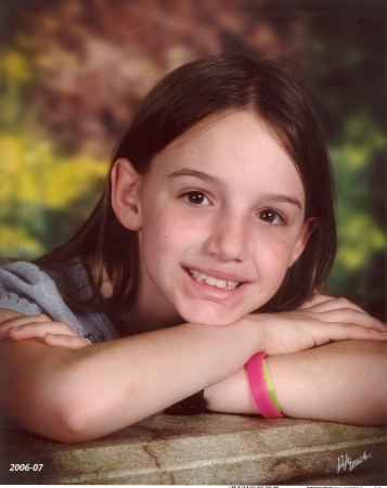 Rebecca 9 years old in this School Picture
