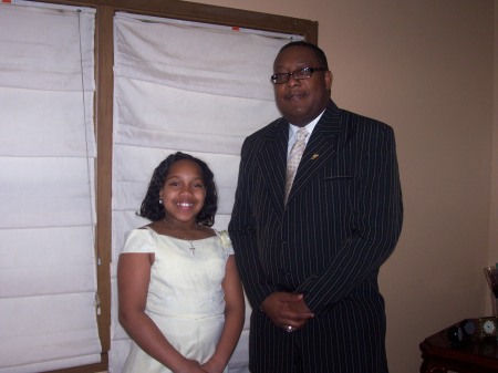 Daddy and daughter_Easter 2009