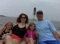 Enjoying the bay near Ocean City, Maryland