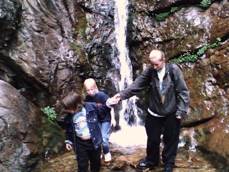 The Whitakers at the falls