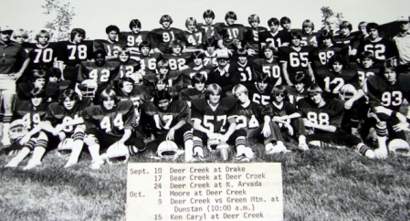 Deer Creek Football 1983
