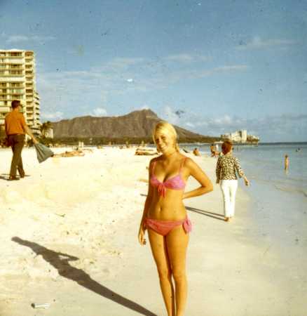 Joyce Adams in Hawaii 1970