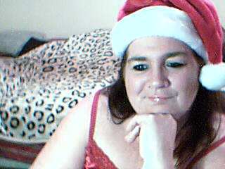 me in santa hat